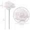 100-Pack: Soft White Silk Rose Picks, 8" Stems, 3" Wide, Realistic Faux Floral Arrangement for Home & Event Decor by Floral Home®